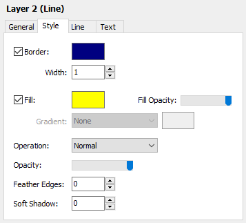 New TIELayerProps component to view and edit properties of selected layer